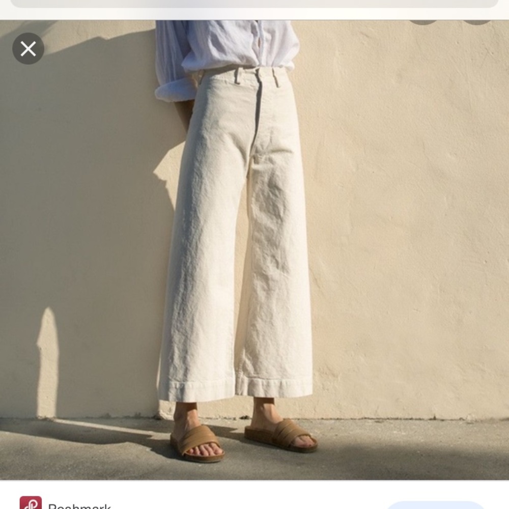 Jesse Kamm Sailor Pants in natural.